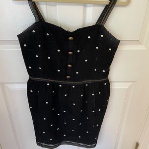 Marc Jacobs black and white spaghetti strap dress